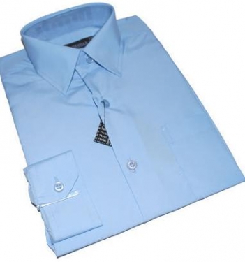KINDEROVERHEMD LICHT BLAUW